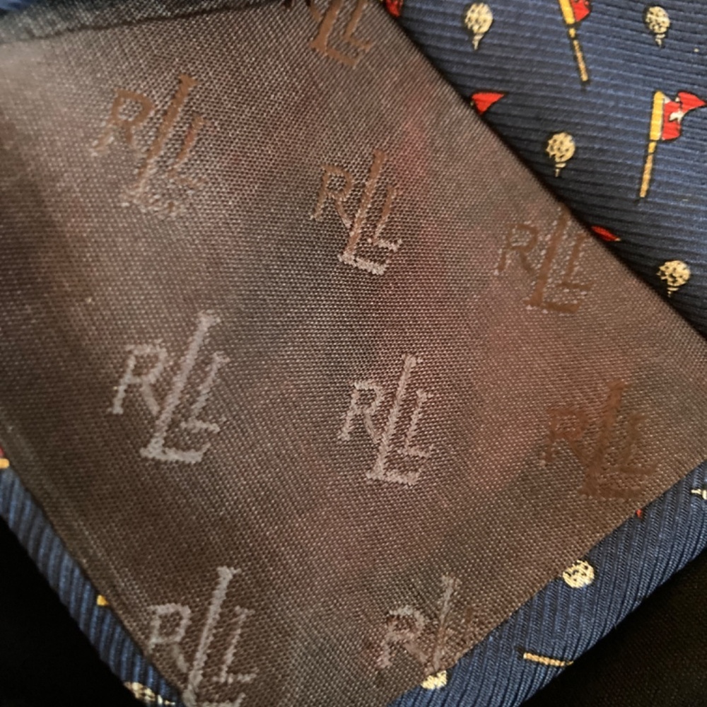Men’s Ralph Lauren Gold Tie - Picture 2 of 4